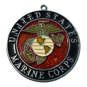 United States Marine Corps Suncatcher Window Ornament 3.5" Semper Fi